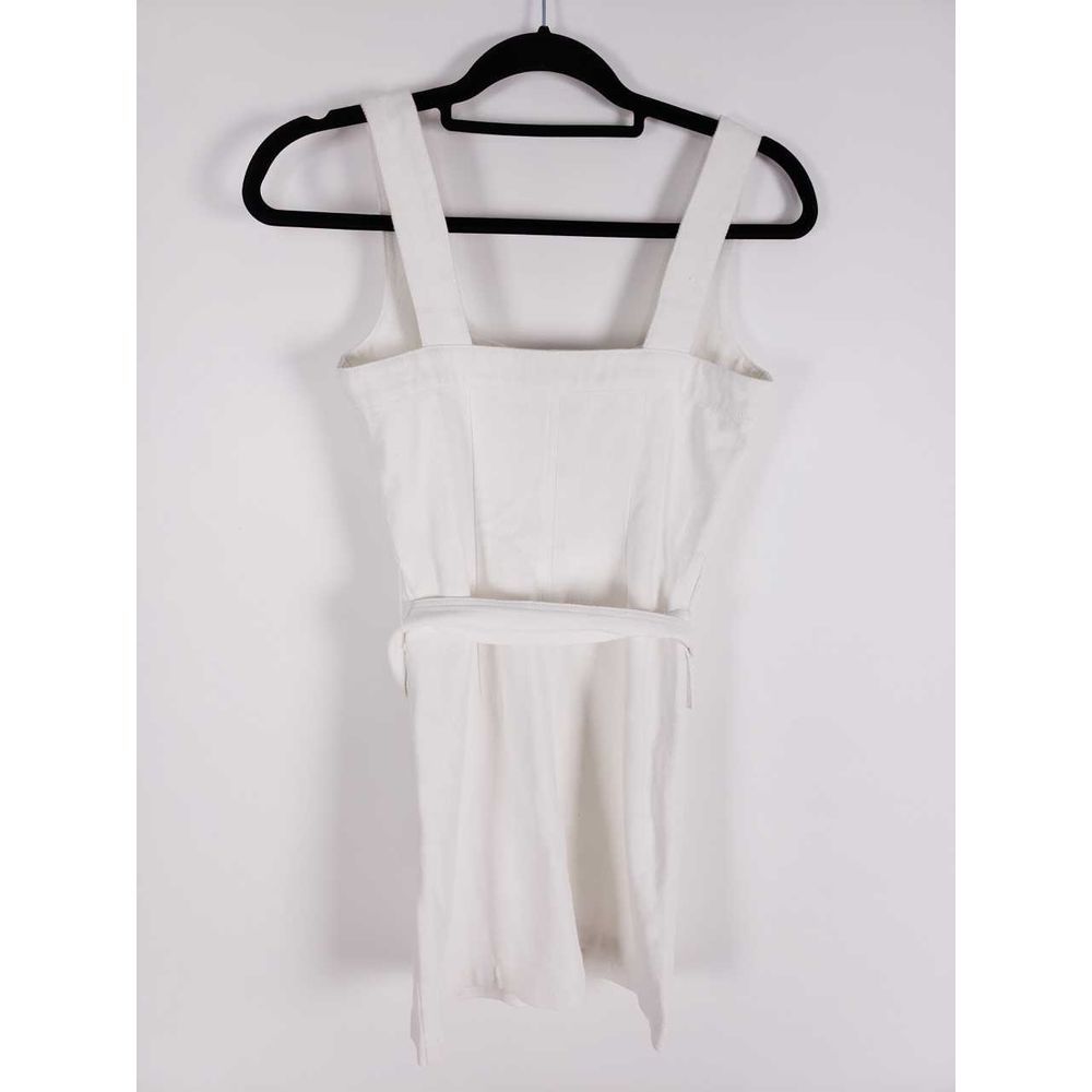 L'Academie Charmine Twill Front Zip Belted Dress - Picture 7 of 8